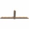 Ekena Millwork Eugene Smooth Timber Gable Bracket, Douglas Fir, 84"W x 31"H x 3 1/2"D x 5 1/2"F, 9/12 Pitch GBW084X31X0406EUG00SDF - alternate 4